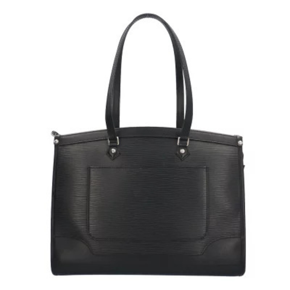Louis Vuitton Madeleine Epi Shoulder Bag Leather Black